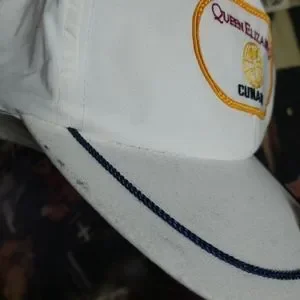 Casquette Snapback Vintage Cunard Queen Elizabeth 2 - Style Camionneur - Occasion Très Bon état